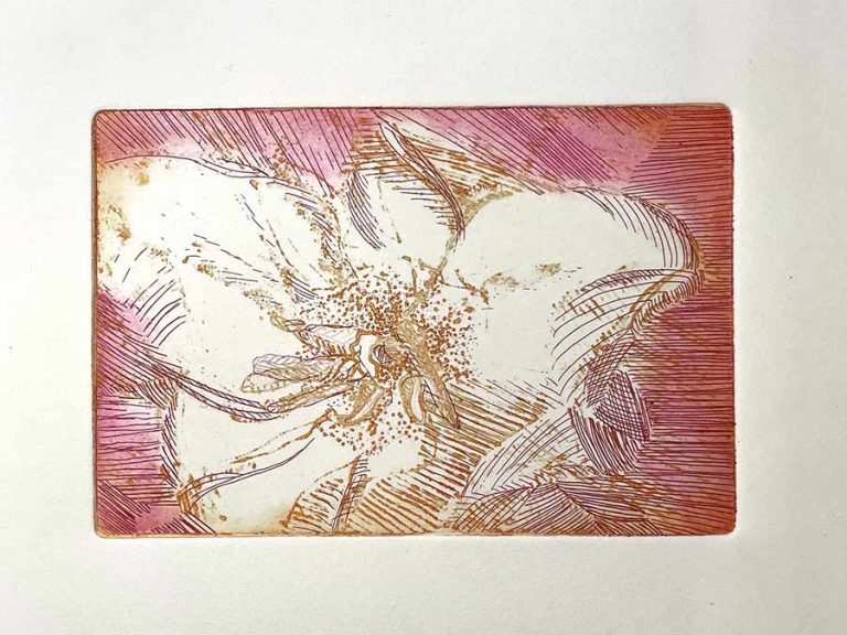 eau-forte, vernis mou, Isabelle Marie