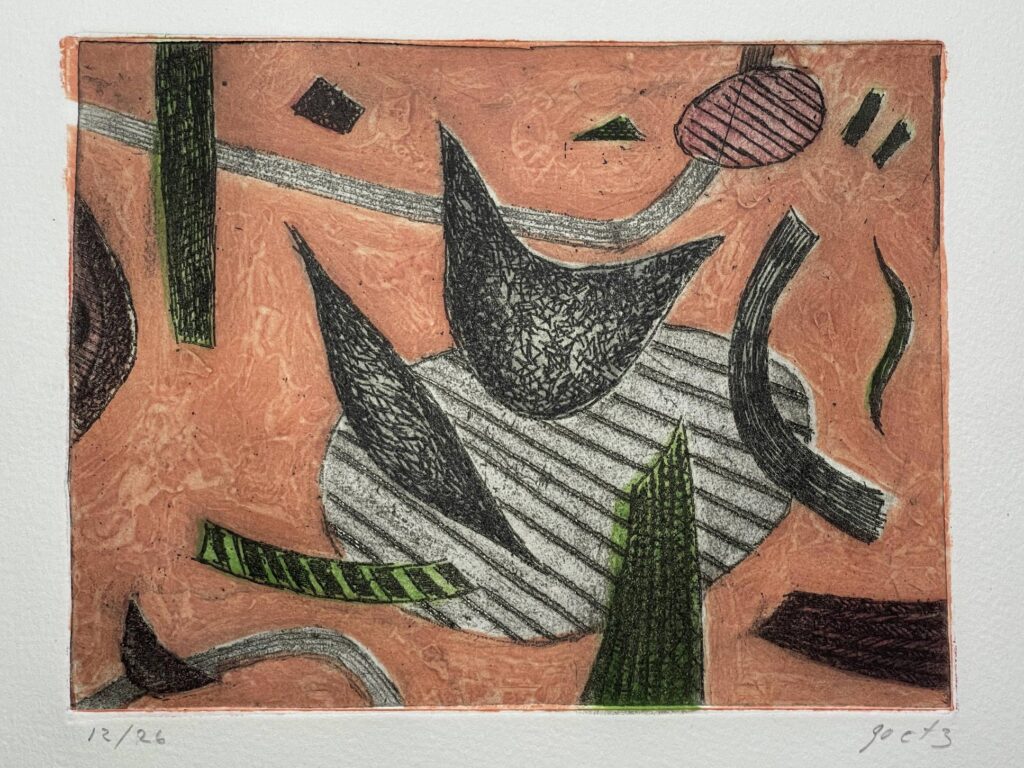 Hengravure au carborundumri-Goetz-