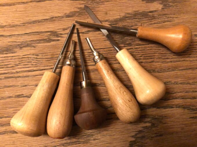 outils de gravure sur bois - le gouges